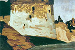 Н.К. Рерих. Печоры. Монастырские стены и башни. 1903